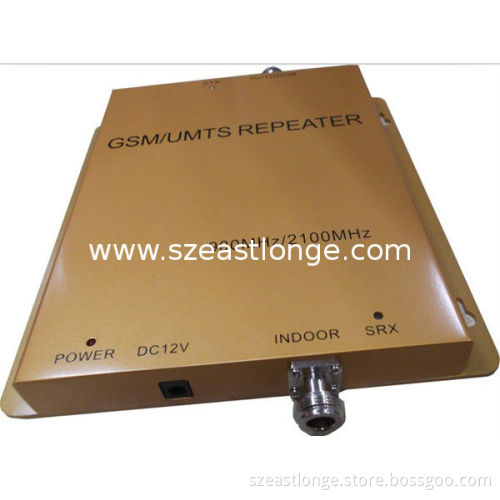 900mhz / 2100mhz Indoor Dual Band Signal Repeater With 2000m² Coverage Area